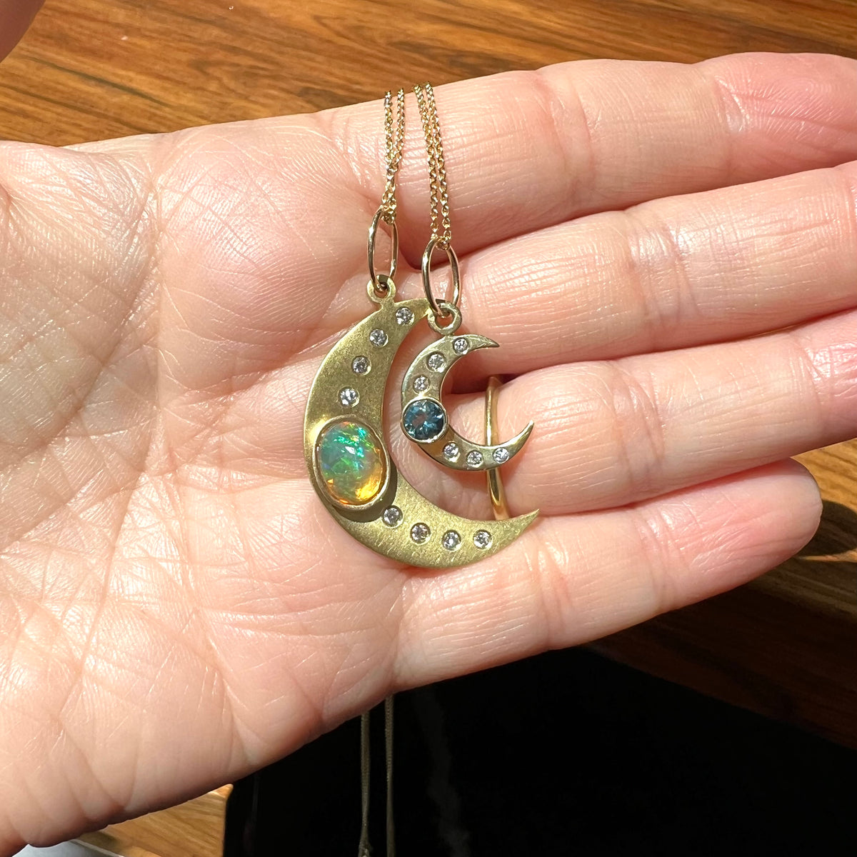 18K CRESCENT MOON CHARMS