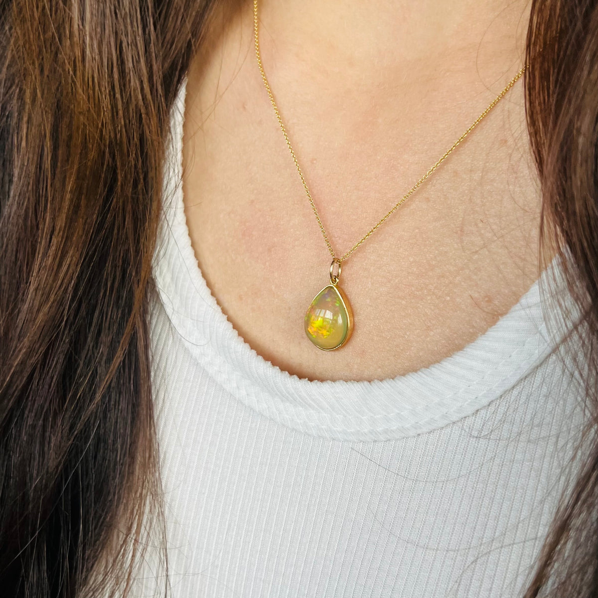 18K GEMSTONE PENDANTS