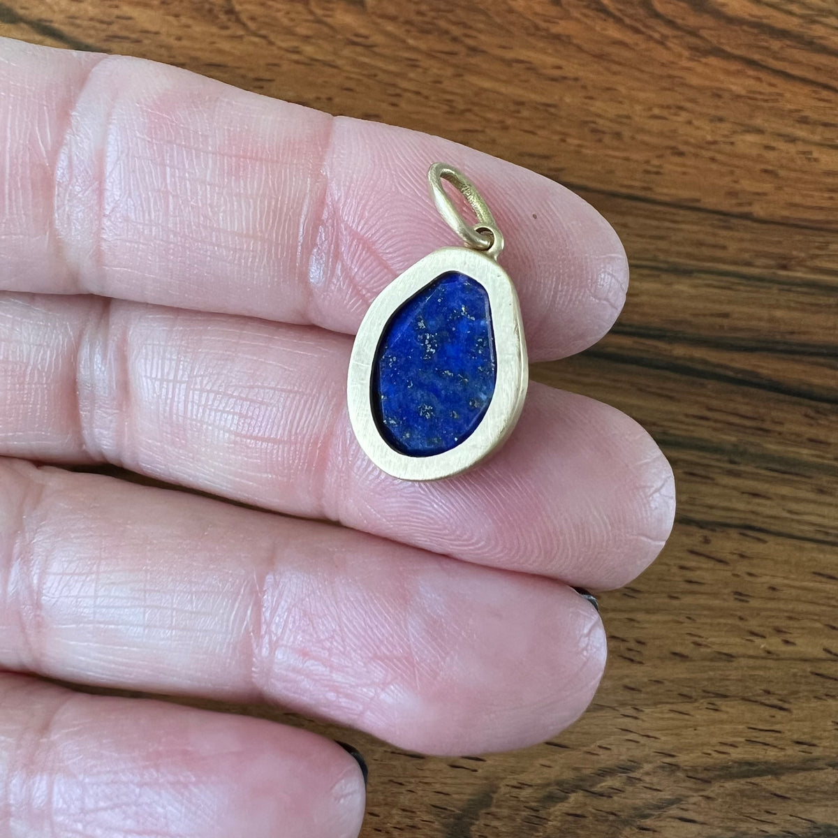 LAPIS GOLD CHARMS