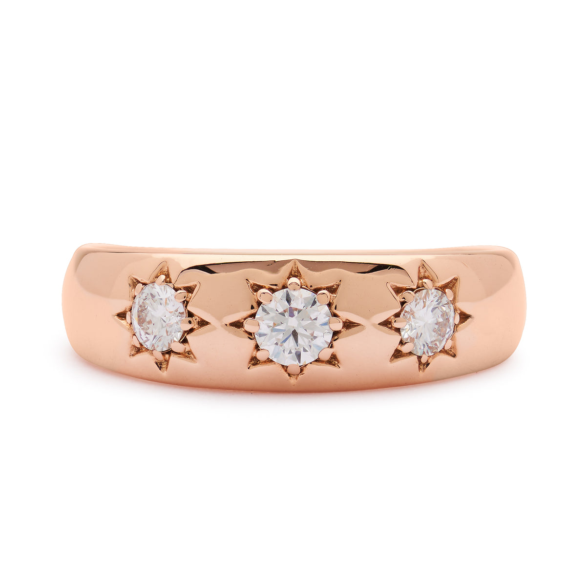 LUCKY STAR ROSE GOLD RING