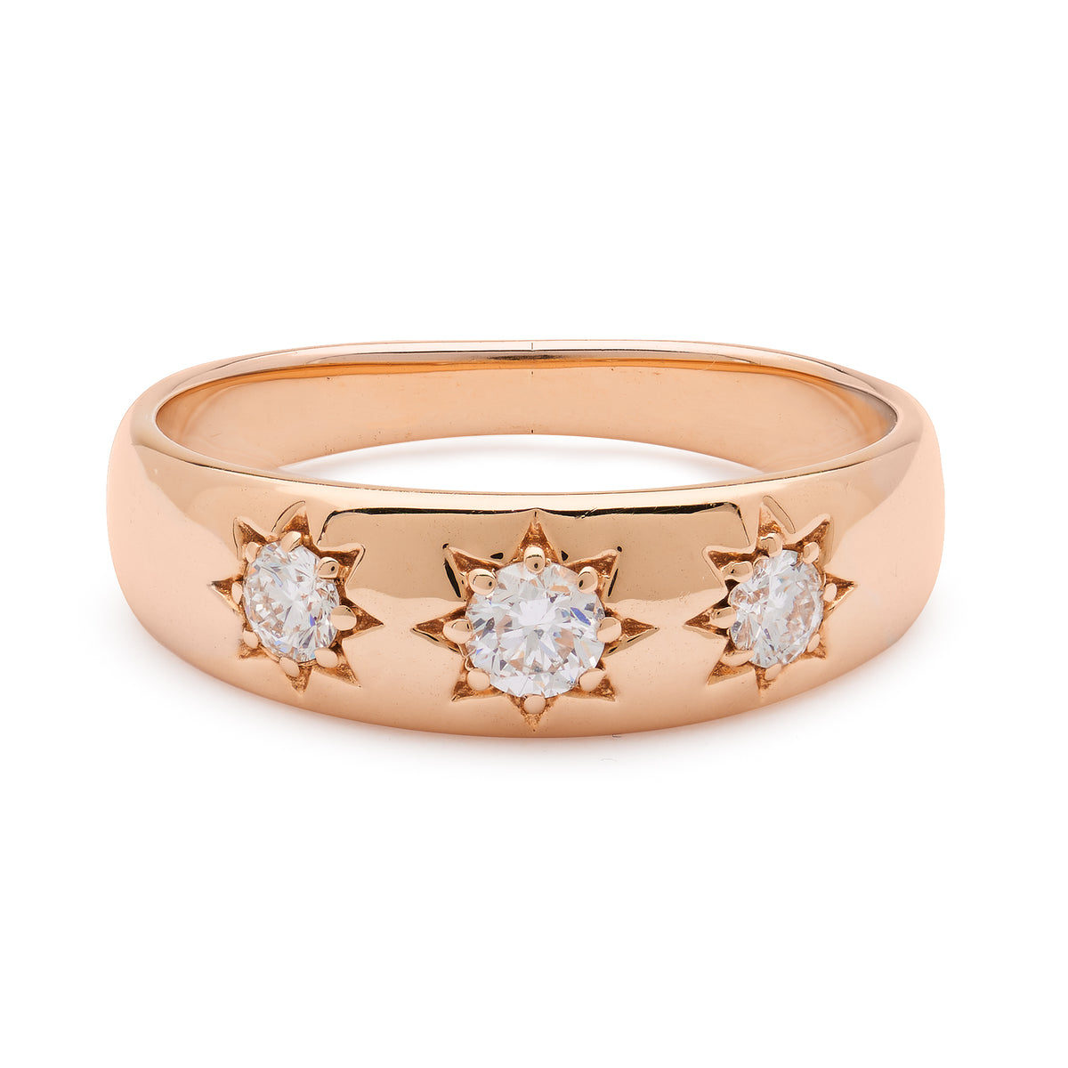 LUCKY STAR ROSE GOLD RING