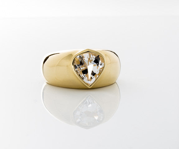22K YELLOW PHENAKITE RING
