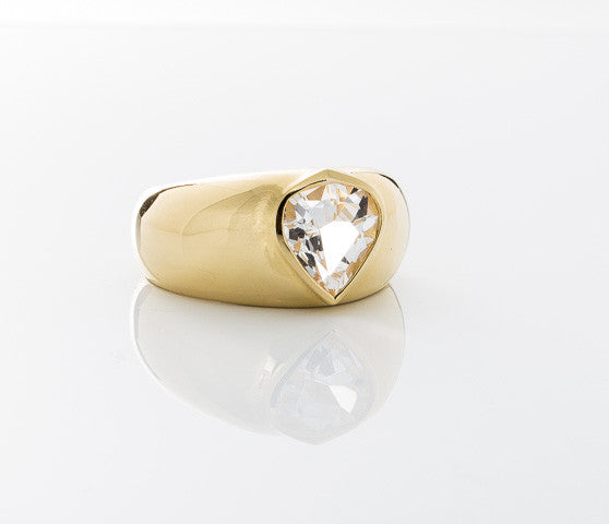 22K YELLOW PHENAKITE RING
