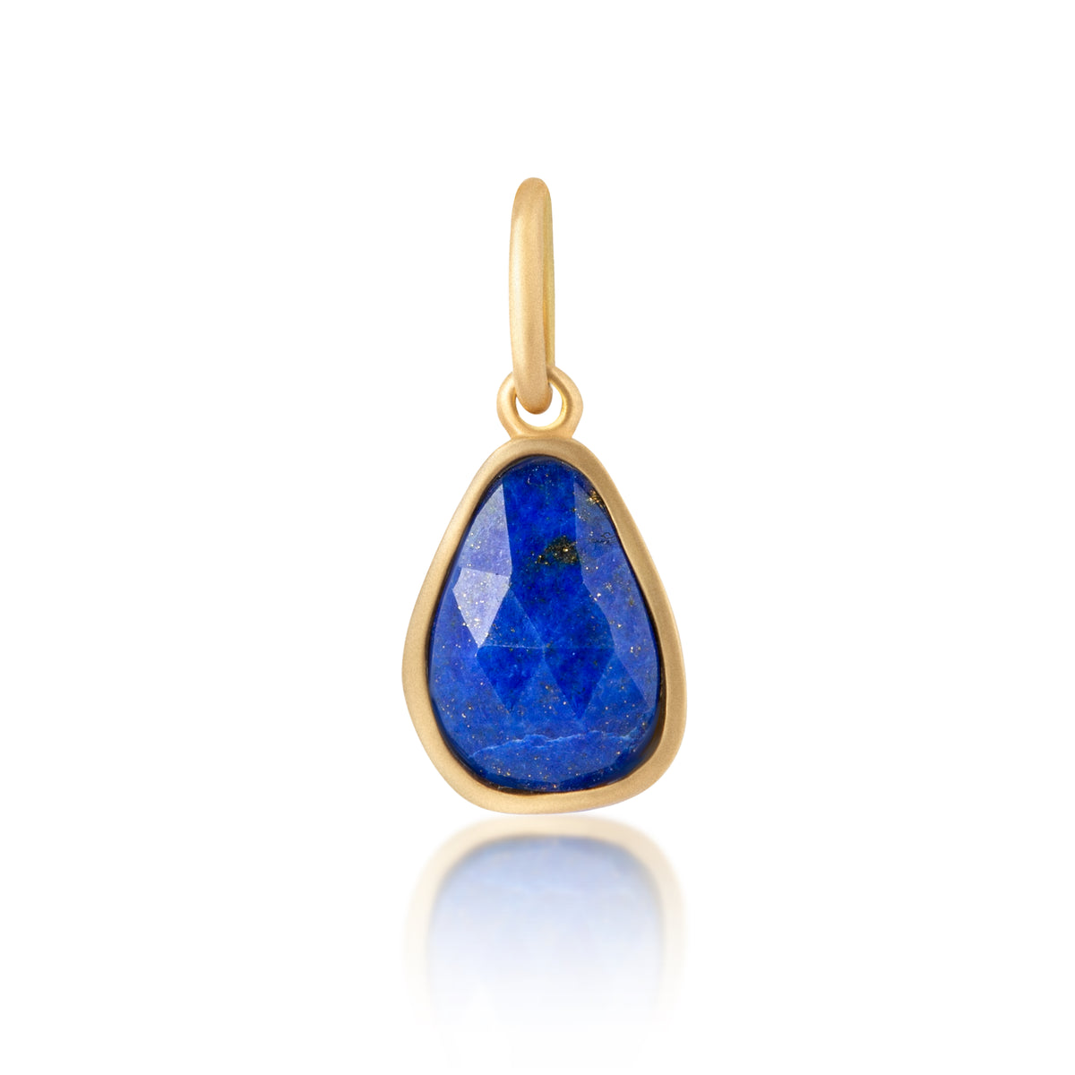 LAPIS LAZULI ROSE-CUT PENDANT