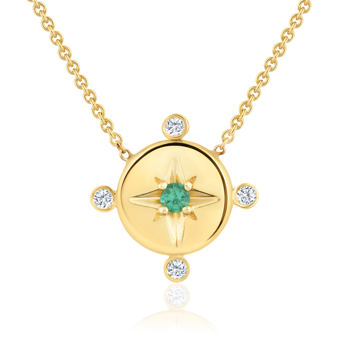 LUCKY STAR COMPASS NECKLACE