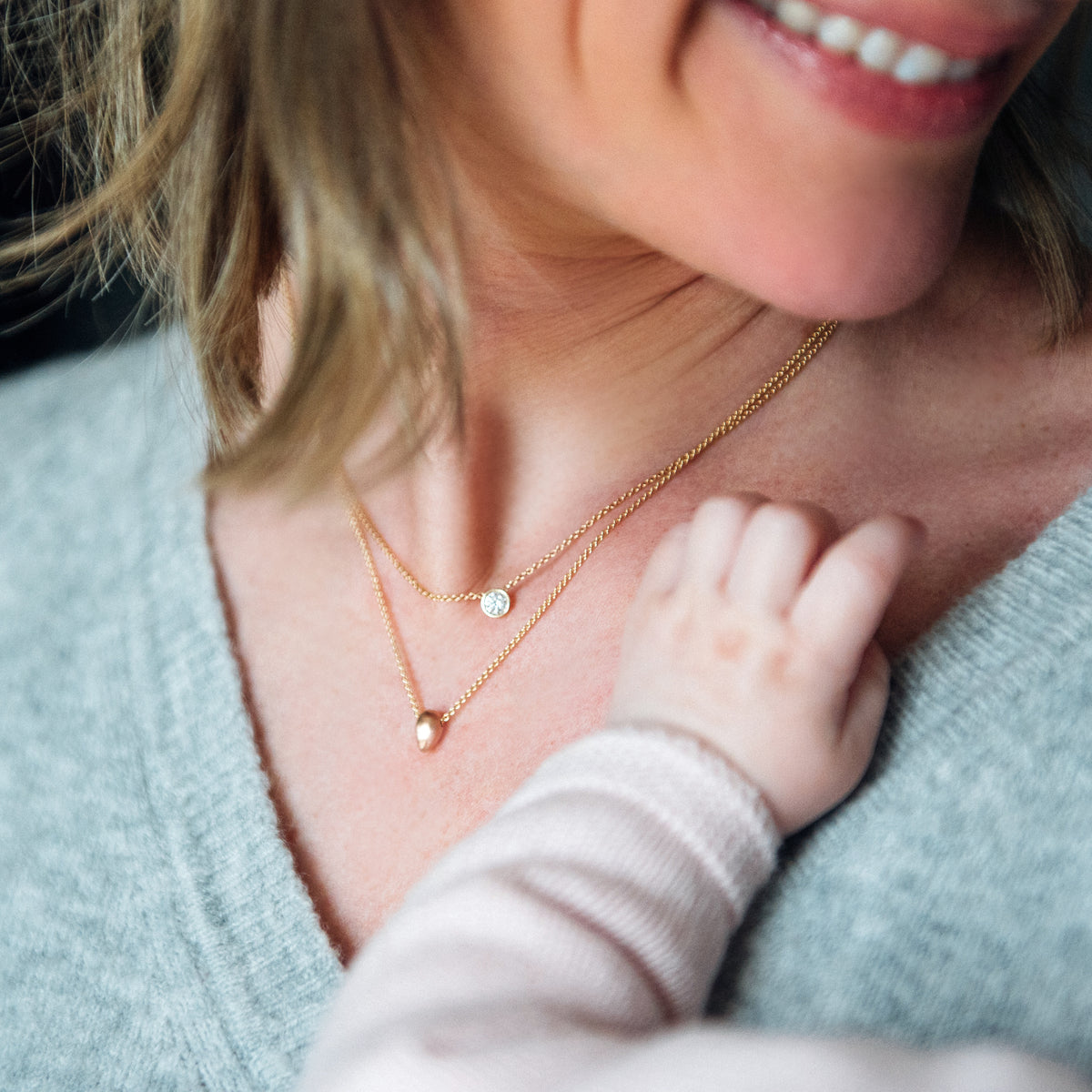 GOLD SACRED SEED NECKLACE